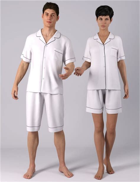 Dforce Hnc Summer Pajamas Outfits For Genesis Females And Males