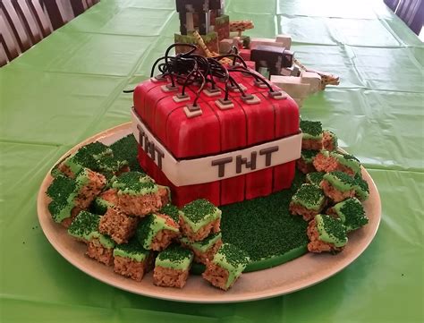 Minecraft Tnt Cake Ideas