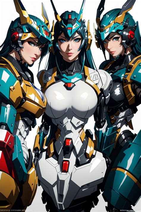 SuperMecha A Mecha Musume A素体机娘 Nude AI