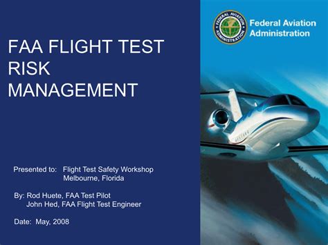 Faa Flight Test Risk Management