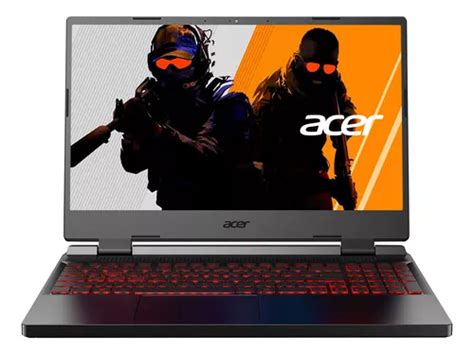 Portátil gamer Acer Nitro 5 AN515 45 negra 15 6 AMD Ryzen 5 6600H