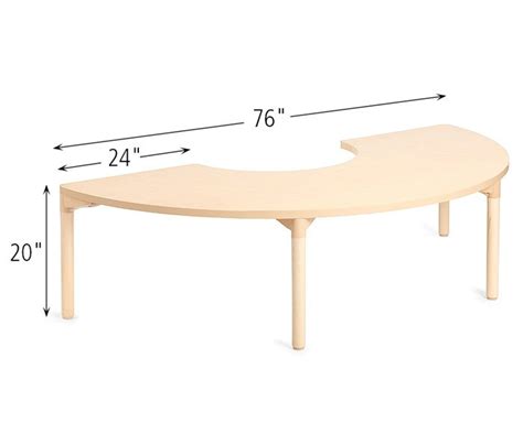 Half Circle Classroom Table In Classroom Tables Table Under