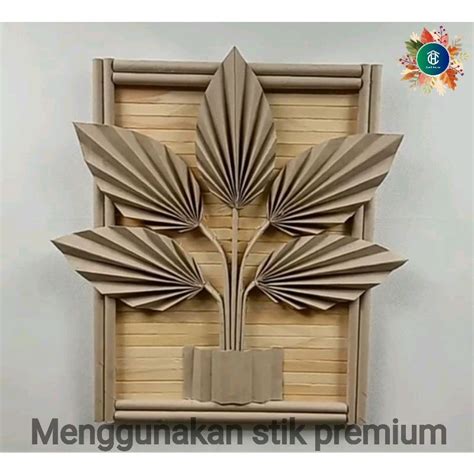 Jual Hiasan Dinding Kreatif Kerajinan Tangan Dari Kertas Nasi Dan