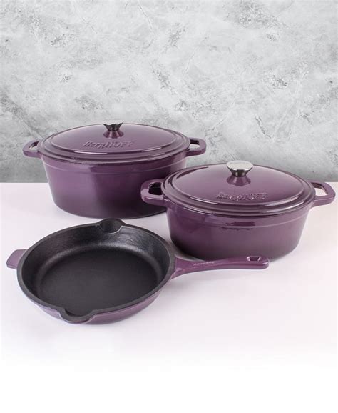 BergHOFF Neo Enameled Cast Iron 5 Piece Cookware Set - Macy's