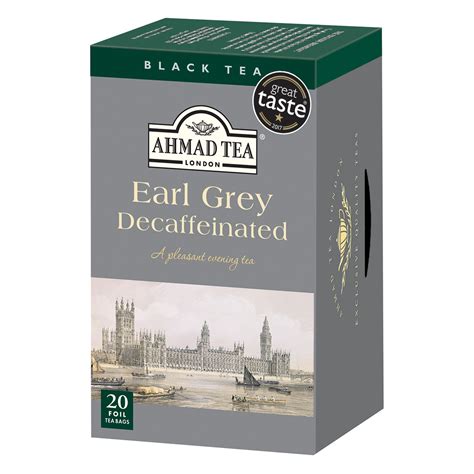 Ahmad Earl Grey Decaf Tea 20 Count British Isles