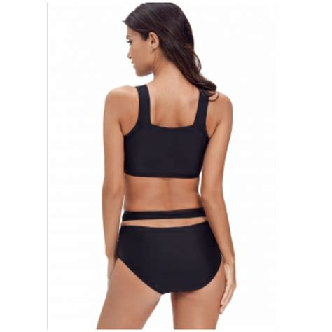 Brazil Black Multiway Strap High Waist Bikini Emfed