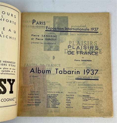 Lot RARE Vintage 1937 Paris Exposition Internationale Tabarin Album Risqué Nude PHOTO ILLUSTRATED