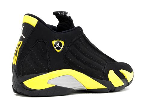 air jordan 14 yellow and black