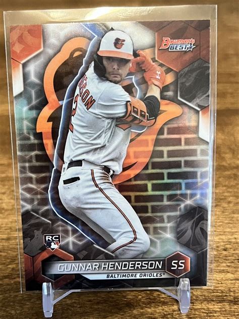 Bowman S Best Refractor Gunnar Henderson Rc Orioles Ebay