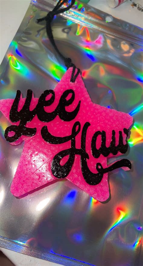 Yee Haw Star Car Freshie Custom Car Freshies Etsy