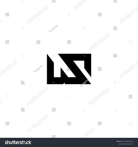 Letter WZ Logo Letter WZ Line Logo Design Royalty Free Stock Vector