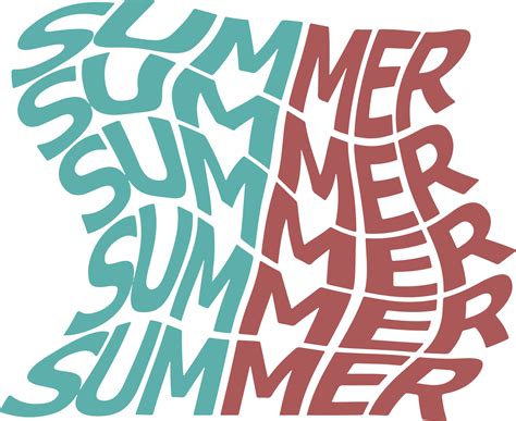 Summer Typography T Shirt Design Hand Drawn Vector Lettering Isolated