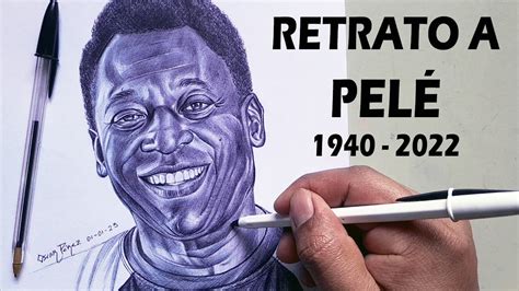 Dibujando A Pel Con Bol Grafo Dibujo Homenaje A Pel Youtube