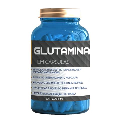 Glutamina Mg C Psulas Qualidade De Vida Manipulart Farm Cia