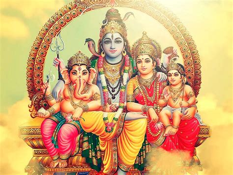 Shiv Bhagwan Family Wallpapers - WallpapersHigh