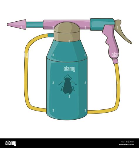 Insecticide Spray Icon Cartoon Illustration High Resolution Stock