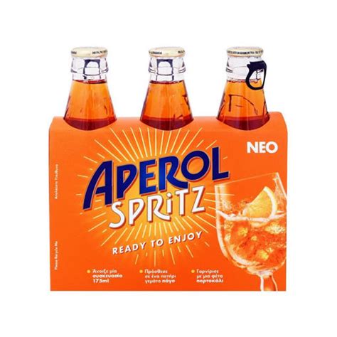 Abconline Gr Your Grocery Store In Rhodes Aperol Spritz 3X175ml