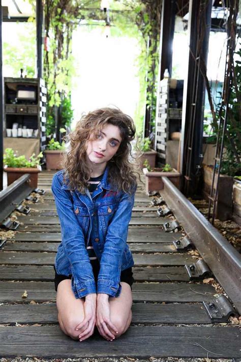 Natalia Dyer On Her Knees Waiting Waiting For Her Messy Blowbang To