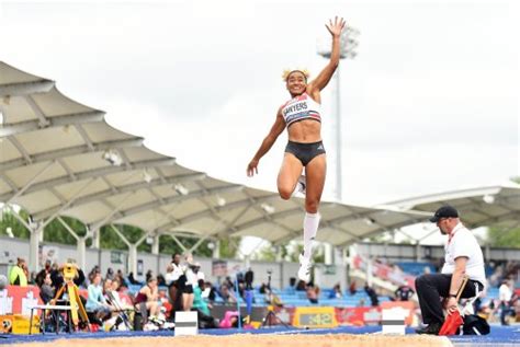 The women's long jump, 2021 Muller British Olympic Trials - runblogrun