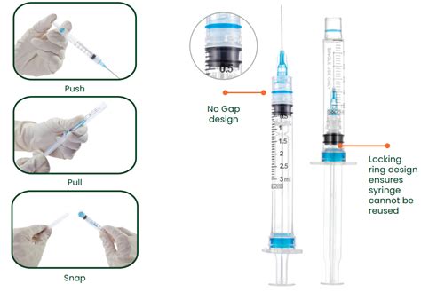 Sol Millennium Medical 100085IM SOL CARE 3mL Luer Lock Safety Syringe