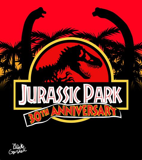 Jurassic Park 30th Anniversary By Blake Rex On Deviantart