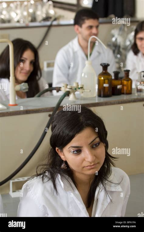 Pharmacy students in Laboratory Beirut Arab University Lebanon Middle ...