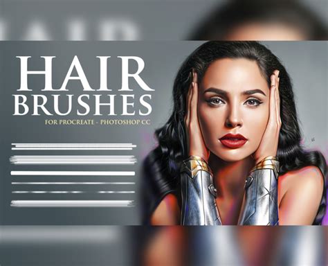 Hair Brushes for Photoshop and - FlippedNormals