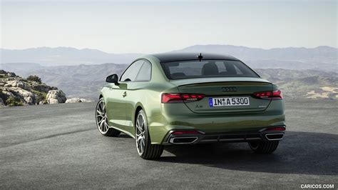 Audi A5 Coupe 2020my Color District Green Rear Three Quarter