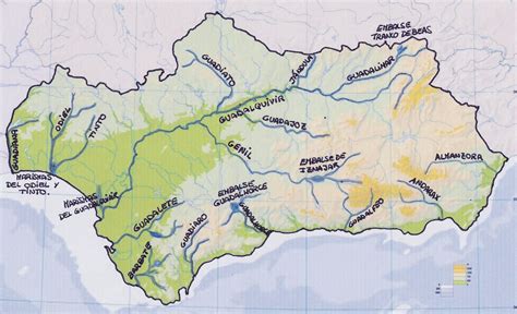 CIENCIAS SOCIALES: GEOGRAFÍA E HISTORIA: 1º ESO: RELIEVE DE ANDALUCÍA.