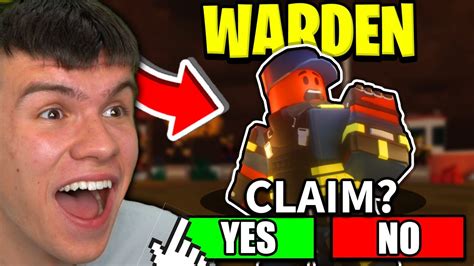 How To Get The Free Warden Tower In Roblox Tower Defense Simulator