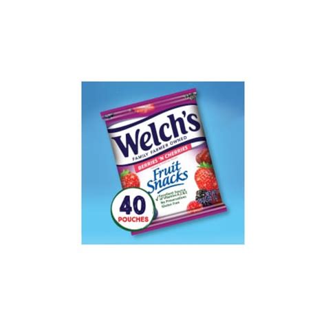 Welch S Berries N Cherries Fruit Snacks 32oz 40ct Pack Of 2 2