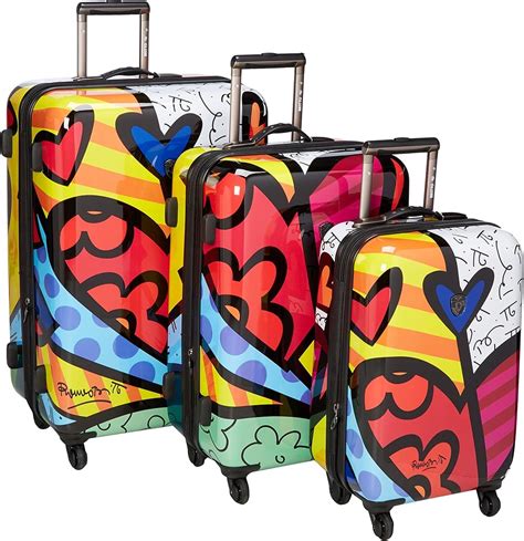 Romero Britto Luggage Collection By Heys USA 26 Spinner Suitcase