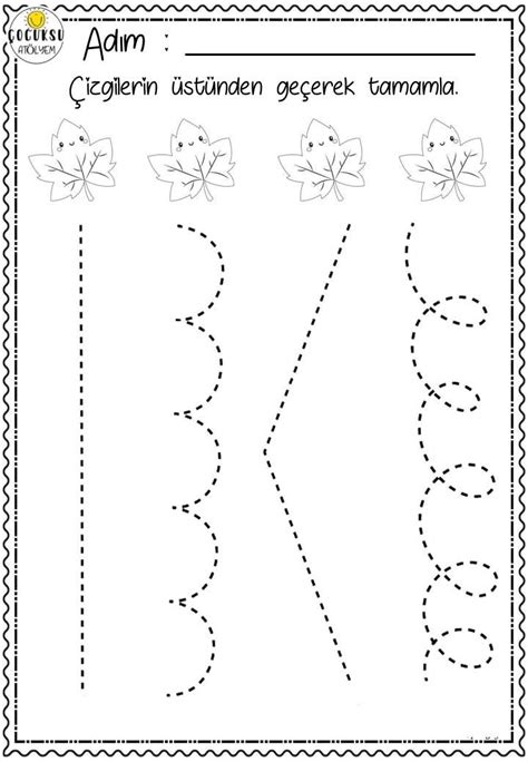 çizgi çizgiçalışması etkinlik okulöncesi motorgelişim line
