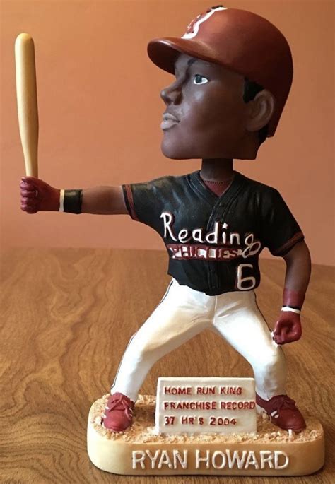 Ryan Howard STH Reading Phillies Bobblehead April 1 2005