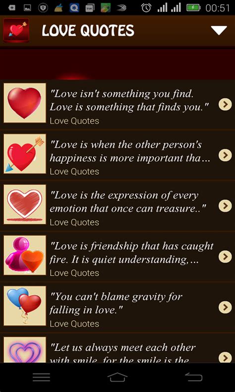 Love Quotes Android App - Free APK by Axis Technologies