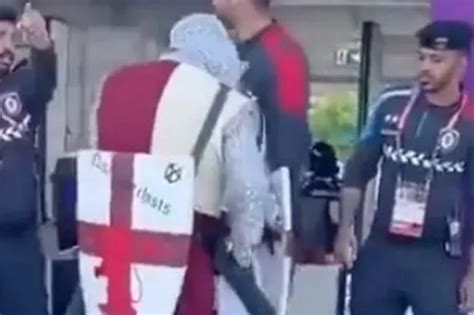 England Fans Forced To Strip Naked For Wearing 3k Crusaders Costumes To World Cup Daily Star
