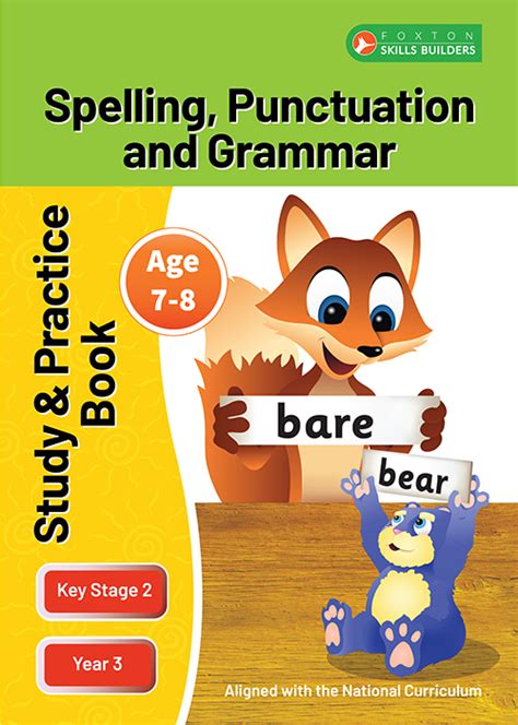 Spelling Punctuation And Grammar Study And Practice Book For Ages