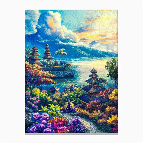 Vibrant Bali Canvas Print By Fleur De Lys Fy