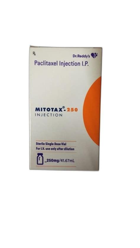 Paclitaxel 30mg Mitotax 300 Mg 50 Ml Injection Prescription