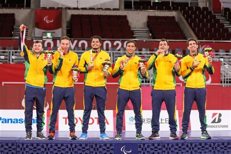 Sele O Masculina De Goalball Fatura In Dito Ouro Na Paralimp Ada