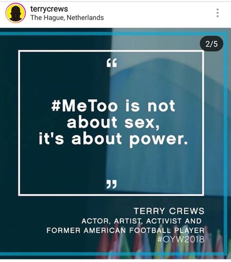 Metoo Is Not About Sex Its About Power Terry Crews 1075×1223 Rquotesporn