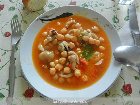 GARBANZOS CON SEPIA Las Recetillas De Romo