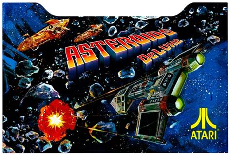 Asteroids Deluxe Arcade 1up Cabinet Riser Graphic Decal Etsy