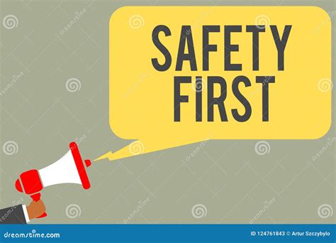 Conceptual Hand Writing Showing Safety First Business Photo Text Avoid