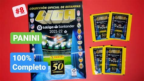 Álbum La Liga 2021 22 Panini 8 100 Completo Youtube