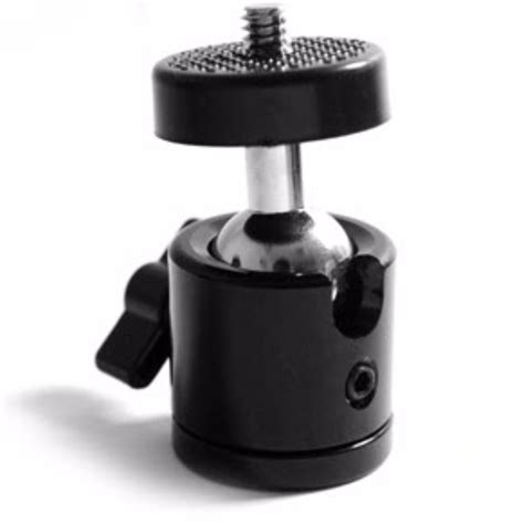 Bh6 Mini Ball Joint Head For Camera Gopro Tripod Mount Up To 90 Degree Tilt Supports Up To 6lb