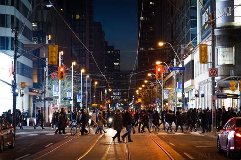 Toronto Yonge Street And Dundas Square Paul Saulnier