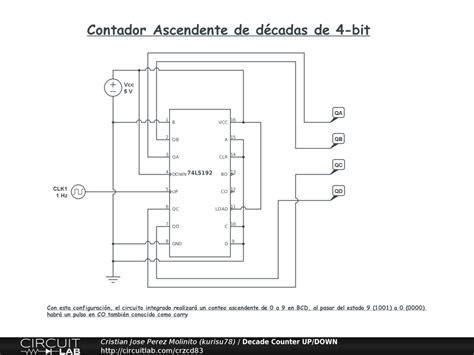 Decade Counter Circuit Diagram