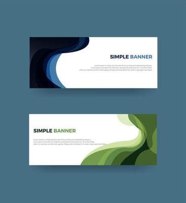 Simple Banner Template Vector Art, Icons, and Graphics for Free Download