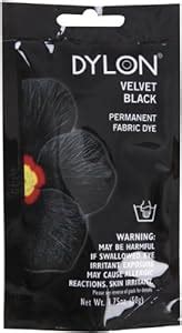 Amazon.com: Dylon Permanent Fabric Dye (1.75 Ounce) -Black